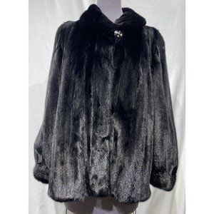 dark ranch mink jacket bracelet cuff (61316)